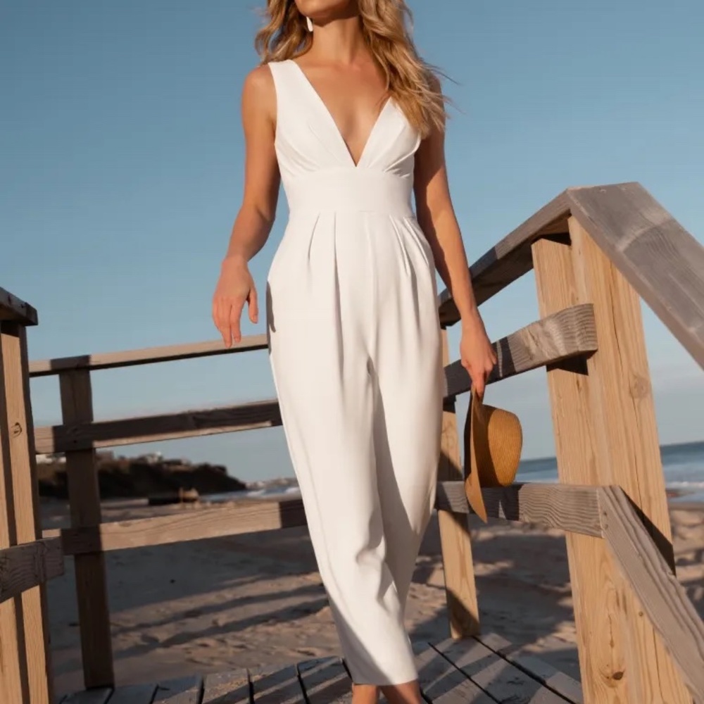 Jenny Yoo Bridal Jumpsuit Skylar NWT
